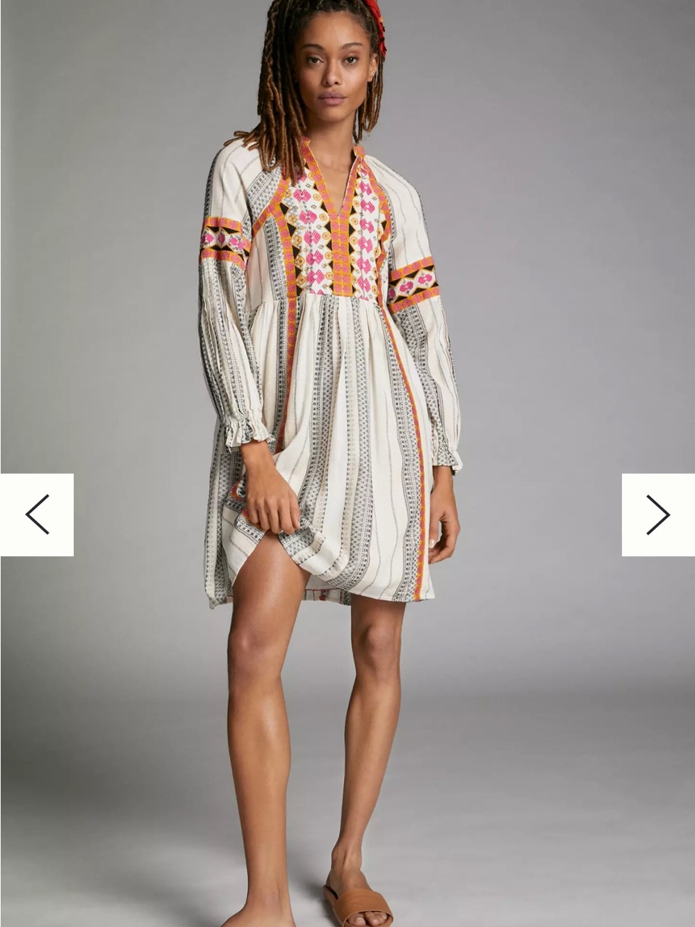Anthropologie | Lottie Embroidered Dress Size Medium HTF - Picture 15 of 15